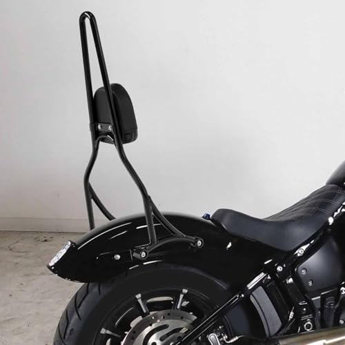 Dossier passager moto sissy bar noir pour Harley Davidson Softail 2018-2024 - 2