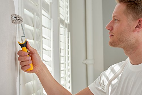 Coral Werkzeug Coral 42400 Einfache coater Mini-Farbroller Rahmen mit einem weichen Griff 10,2 cm – Gelb