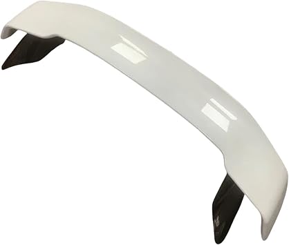 Compatible For Honda CRZ CR-Z ZF1 MU Style ASB Rear Trunk Spoiler Wing Lip Diffuers Trim Parts BodyKitsWhite and carbon