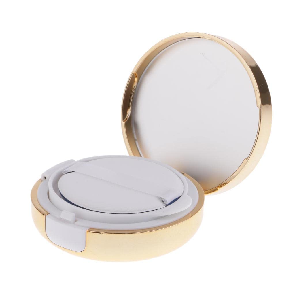 Empty Makeup Powder Foundation Case Air Cushion Puff BB Cream Container 15g Gold-image-30