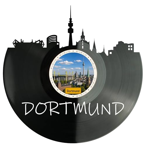 Ruhr Skyline vinyle Dortmund D0057 pour salon design