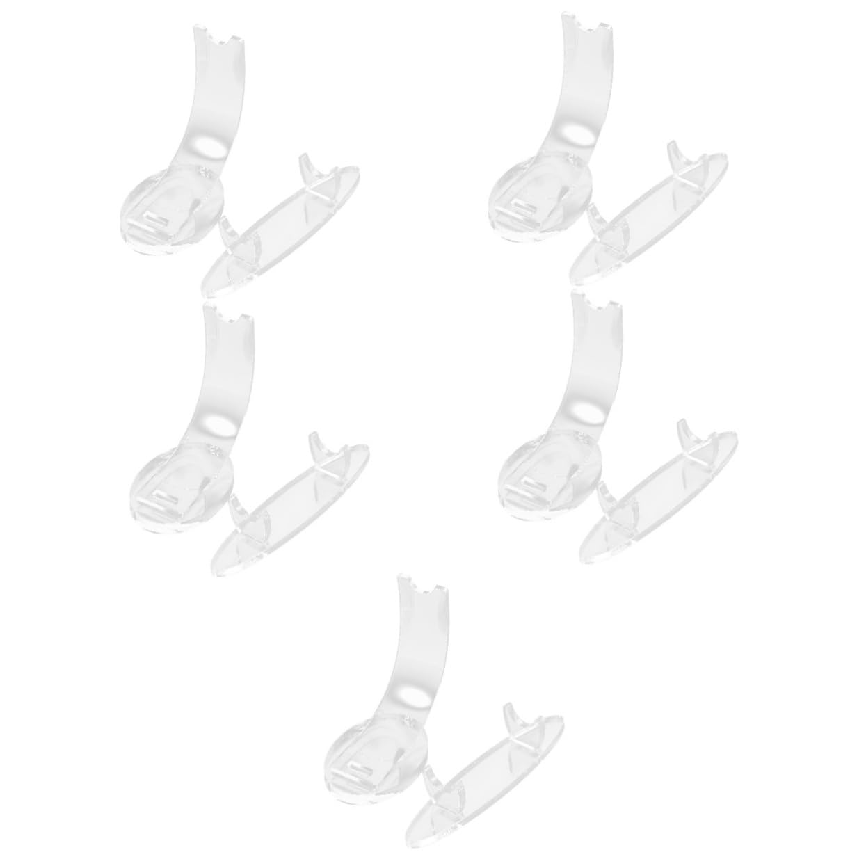 NUOBESTY Lot De 5 Supports À Stylos En Acrylique Polyvalents Pour Stylos Et Pinceaux De Maquillage 2 Pièces X 5
