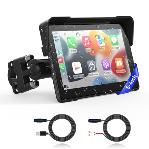 5 Inch Wireless Motorcycle CarPlay