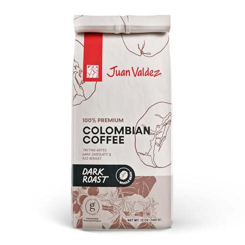 Juan Valdez Dark Roast Whole Bean Coffee | 11oz Bag | Premium...