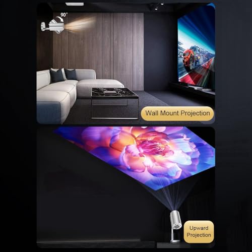 Mini projecteur X5 portable 4K pour home cinéma beamer avec prise UE - 4