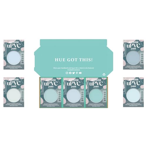 Rust-Oleum uPVC Paint in Gloss Finish – Soft Blues Tester Box