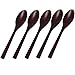 Wakaizumi Lacquerware H-59-56 Kappo Lacquerware Tameaki Dessert Spoon, Set of 5