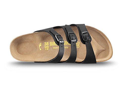 Image of Birkenstock womens Florida in Black from Birko-Flor Sandals 38.0 EU W