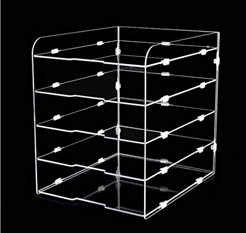 Preisvergleich Produktbild Ablageschränke Büro-Aufbewahrungsbehälter Acryl Aktenschrank A4 Mehrschichtige Akten-Halter Desktop-Transparent Document Storage Rack Bürobedarf