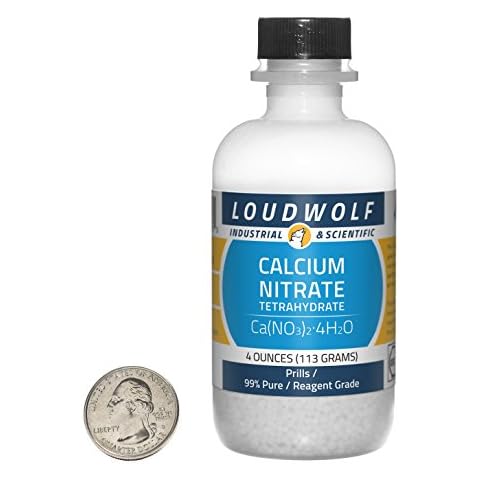 Calcium Nitrate/Prilled / 4 Ounces / 99% Pure Reagent Grade Cover