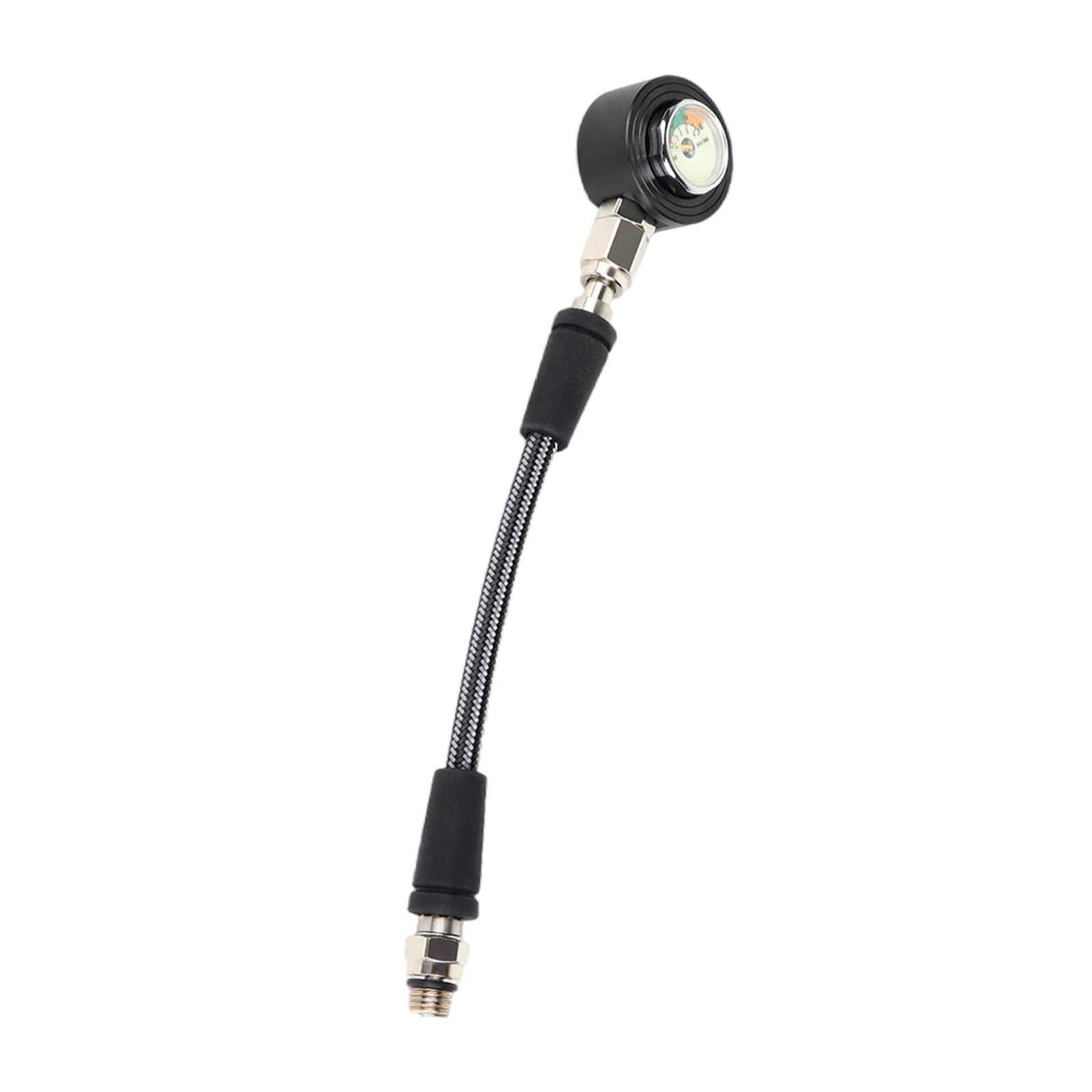 Manometro residuo subacqueo Manometro sommergibile luminoso con tubo altamente flessibile Accessori subacquei Attrezzatura subacquea