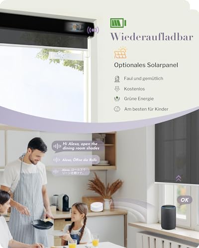 Graywind Smart Jalousien - Maßangefertigt Für Schiefe Fenster