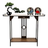Répartition judicieuse : la plate-forme supérieure (40,1 x 12,2 pouces) et la cloison inférieure (26 x 11,4 pouces) peuvent être utilisées pour ranger des ordinateurs, des iPads, des livres, des tasses à eau, des vases, des lampes, etc. Dans le petit tiroir, vous pouvez ranger de petits objets tels que des colliers, des boucles d'oreilles et des clés, ce qui permet d'exploiter pleinement l'espace vertical et de permettre une disposition ordonnée et judicieuse de vos objets