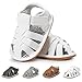 Neband Baby Girl Boy Sandals, Premium Soft Anti-Slip Sole Infant Baby Sandals 3-6Months Summer Casual Beach Shoes Bowknot Princess Dress Flats Prewalker First Walker Shoes