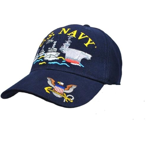 Gorra EE United States Navy Ship Fleet negra talla única miniatura 1