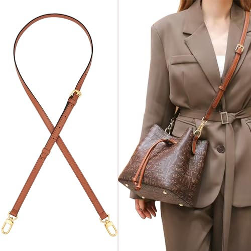 Image of Leather Purse Strap Replacement Crossbody Handbag Long Adjustable