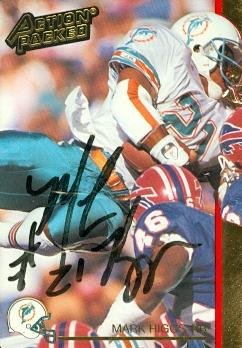 Autograph 120737 Miami Dolphins 1992 Action Packed No. 148 Mark Higgs Autographed Football Card