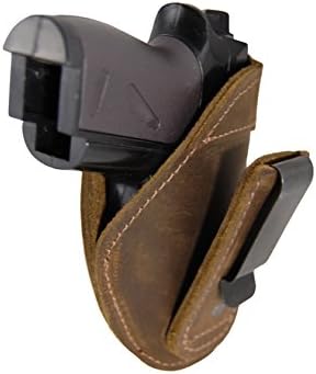 Barsony New Brown Leather Tuckable IWB Holster for Mini .22 .25 .32 .380