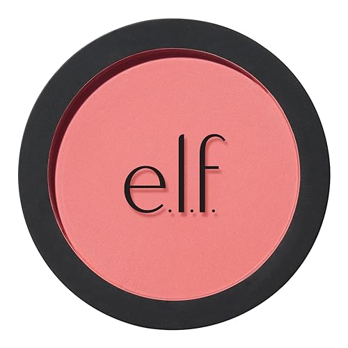 e.l.f. Primer-Infused Blush, Long-Lasting & Budge-Free Makeup, Lightweight Feel & Medium Coverage, Vegan & Cruelty-Free, Always Crushing