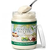 Coconut Country Living Organic Coconut Butter Large 17.63 oz – 100% Raw Creamed Coconut Manna – Stone Ground & Silky Smooth – Keto, Paleo, Vegan & Whole30 – Non-GMO, No Added Sugar – Packaged in Glass Jar