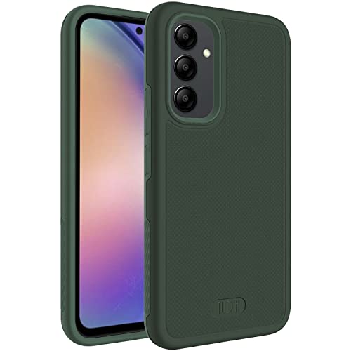Tudia Dualshield Grip Designed For Samsung Galaxy A54 5G Case (2023), [Mergegrip] Dual Layer Shockproof Slim Military Grade Non-Slip Tough Heavy Duty Protective Phone Case Cover (Pine Green) #TOP8
