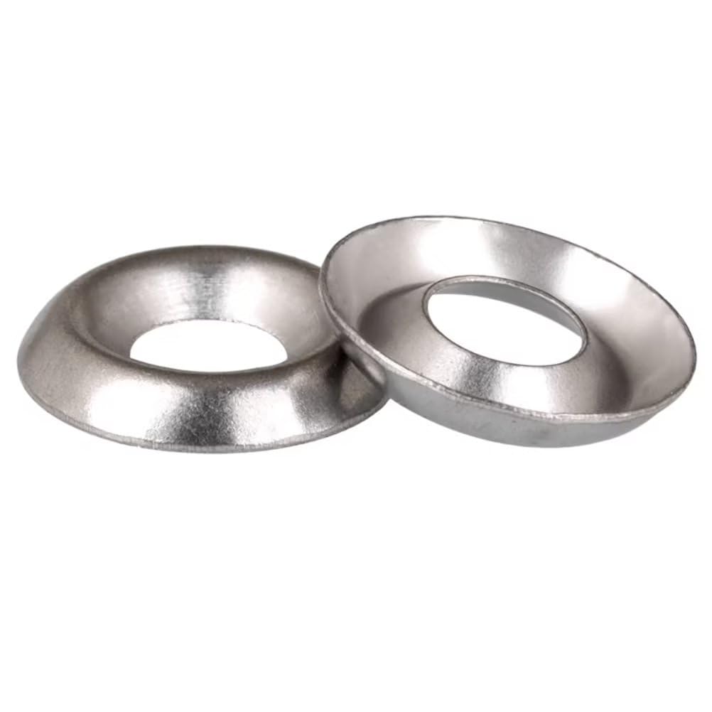 SYDARSYN M3 Rondelle Di Finitura A Tazza In Acciaio Inossidabile Rondella A Tazza Per Viti Svasate (50 Pezzi - Foto 12