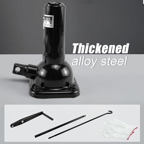 Image of RYANSTAR RACING 2 Ton Heavy Duty Spiral Jack & Stand Combo for Trucks /SUVs - 4000 lb Capacity, 8.16 inch-19.09 inch Lift, Compatible with F150, Silverado, Ram, Toyota 4x4