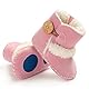 EDOTON Schneestiefel Baby Mädchen Weiche Sohlen Krippe Schuhe Kleinkind Stiefel Niedlich Winterschuhe (0-6 Monate, Rosa)
