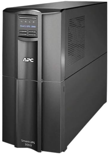 by Schneider Electric Smart-UPS SMT-SmartConnect - SMT3000IC - Uninterruptible Power Supply 3000VA (Cloud enabled, 8 Outlets IEC-C13) Black