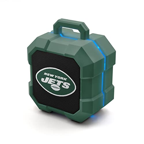 Image of SOAR NFL Shockbox LED Wireless Bluetooth Speaker - Water Resistant IPX4, 5.0 Bluetooth with Over 5 Hours of Play Time - Small Portable Speaker - Officially Licensed NFL, Perfect Home & Outdoor Speaker