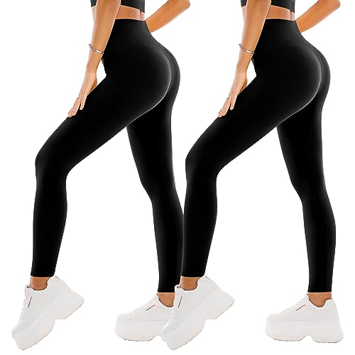 SINOPHANT 2 Leggins Mujer Pantalon Yoga Mallas Deporte Leggings