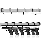 Gun Storage Pack of 8 Original Handgun Hangers (Hand made in USA) (8 Hangers))