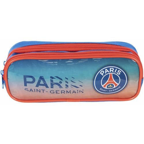 Estojo 2 Divisórias Psg Degradê Vermelho/azul Sestini