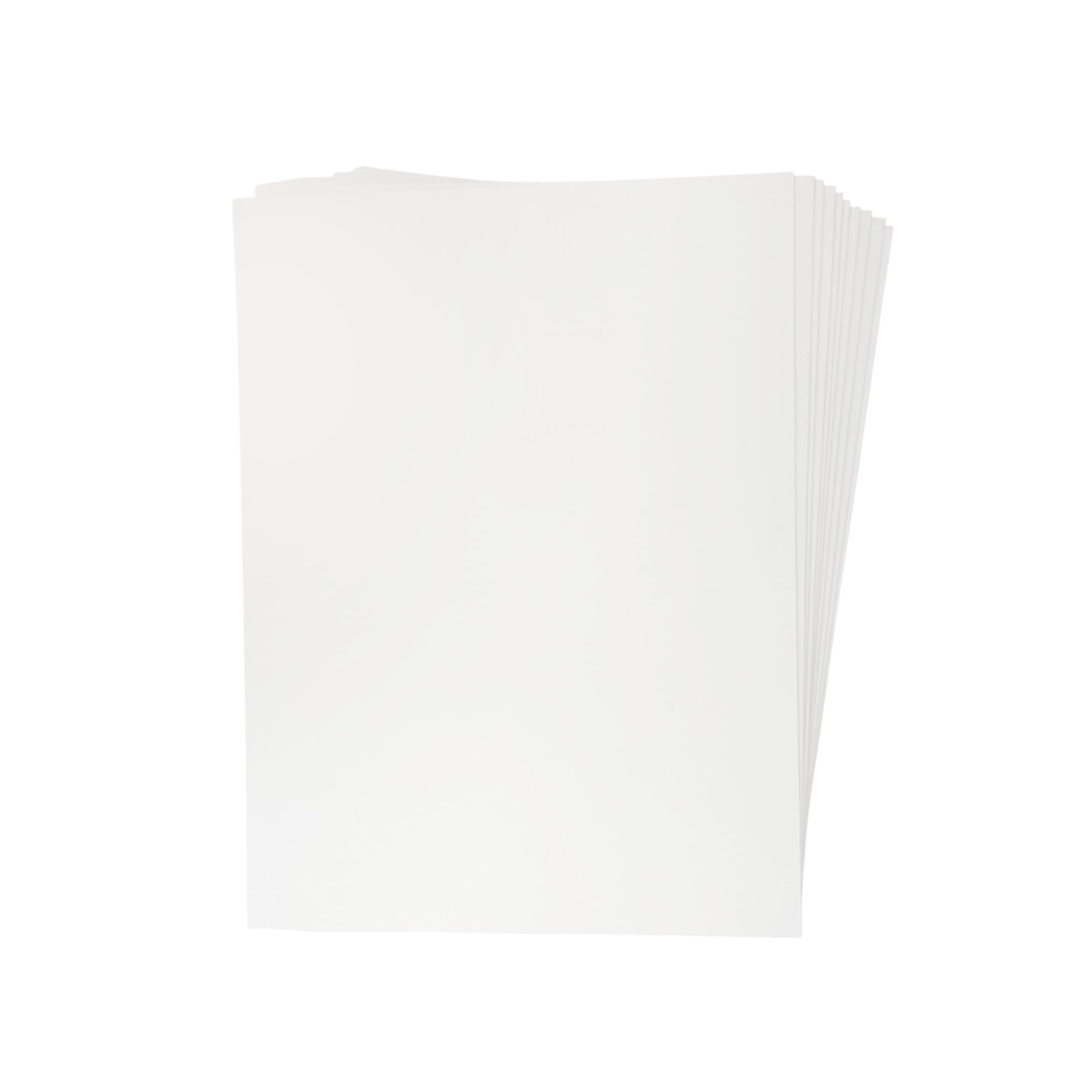 Pack of 10 30x40cm Blank White Flat Stretched Board Art Canvases by Janrax