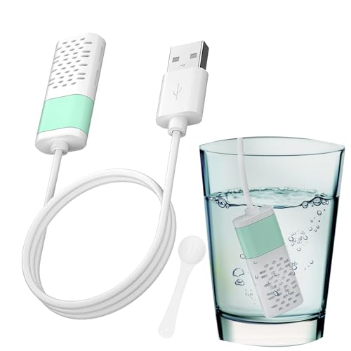 Jeanoko Generatore di ipoclorito di sodio, USB DC 5 V, spray con acido ipocloroso, prodotto da solo, per la pulizia della muffa, per la pulizia della muffa (bianco e verde)