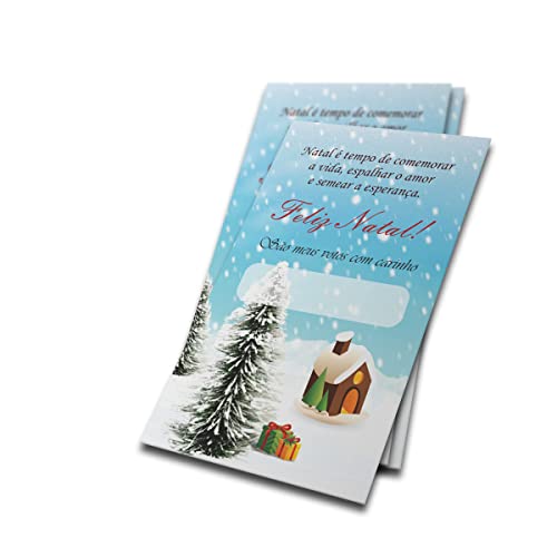 Mini Cartão De Natal Alaska Pacote c/ 100