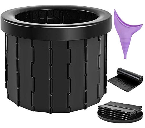 Portable Folding Toilet, Commode Porta Potty Car Toilet, C...