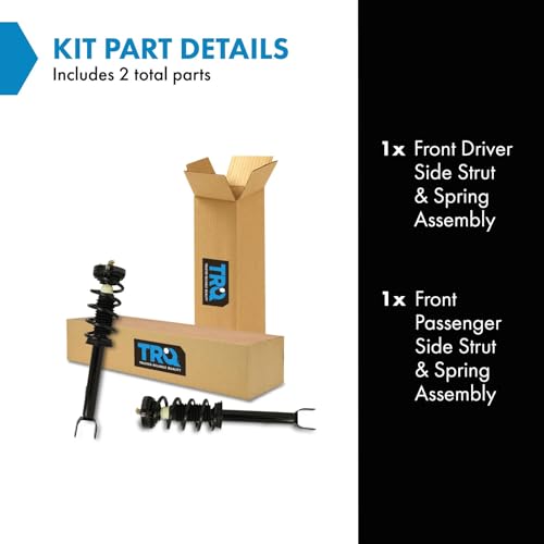 Image of TRQ Front Strut and Spring Assembly Set 2 Piece