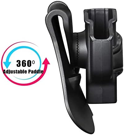 OWB Paddle Gun Holster for Ruger LCP, Kel-Tec P3AT 380 Sub-Compact Detail