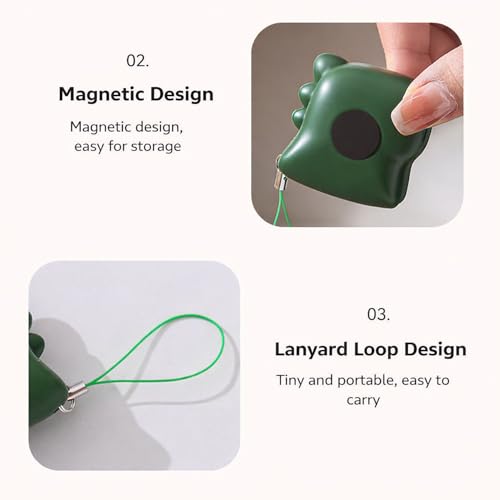 Image of 4 Pack Ceramic Box Cutter, Retractable, Mini, Cute, Box Opener, Built-In Magnetic, Small Box Cutter, Safe for Kids, Package Opener with Lanyard for Home, Office