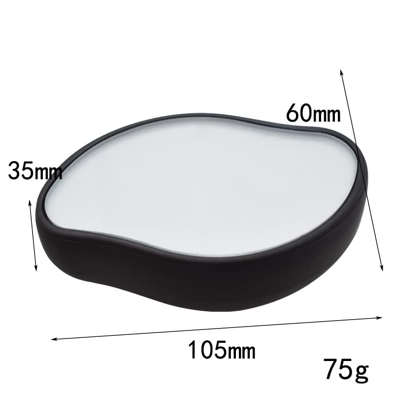Crystal Mango Shape Hair Eraser For Women And Men,Reusable Mild Hair Remover Magic Painless No Skin Damage Exfoliation Hair Removal Tool For Back Arms Legs (Black)