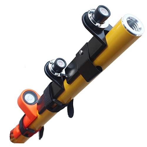 Povxlum Zentrierstange Kohle Faser Nivellier Libelle für Rechtwinklige Wasser Waage Tragbar Senkrechte Wasser Waage Orange