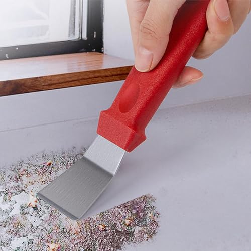 Terrassenbesen – Gartenbesen aus Stahl, steife Borstenbesen | Edelstahlborsten Push-Besen, robuste Stahl-Besen, robuste Metallhalter-Besen für Garage, Deck, Küche, Betonböden – Bild 5