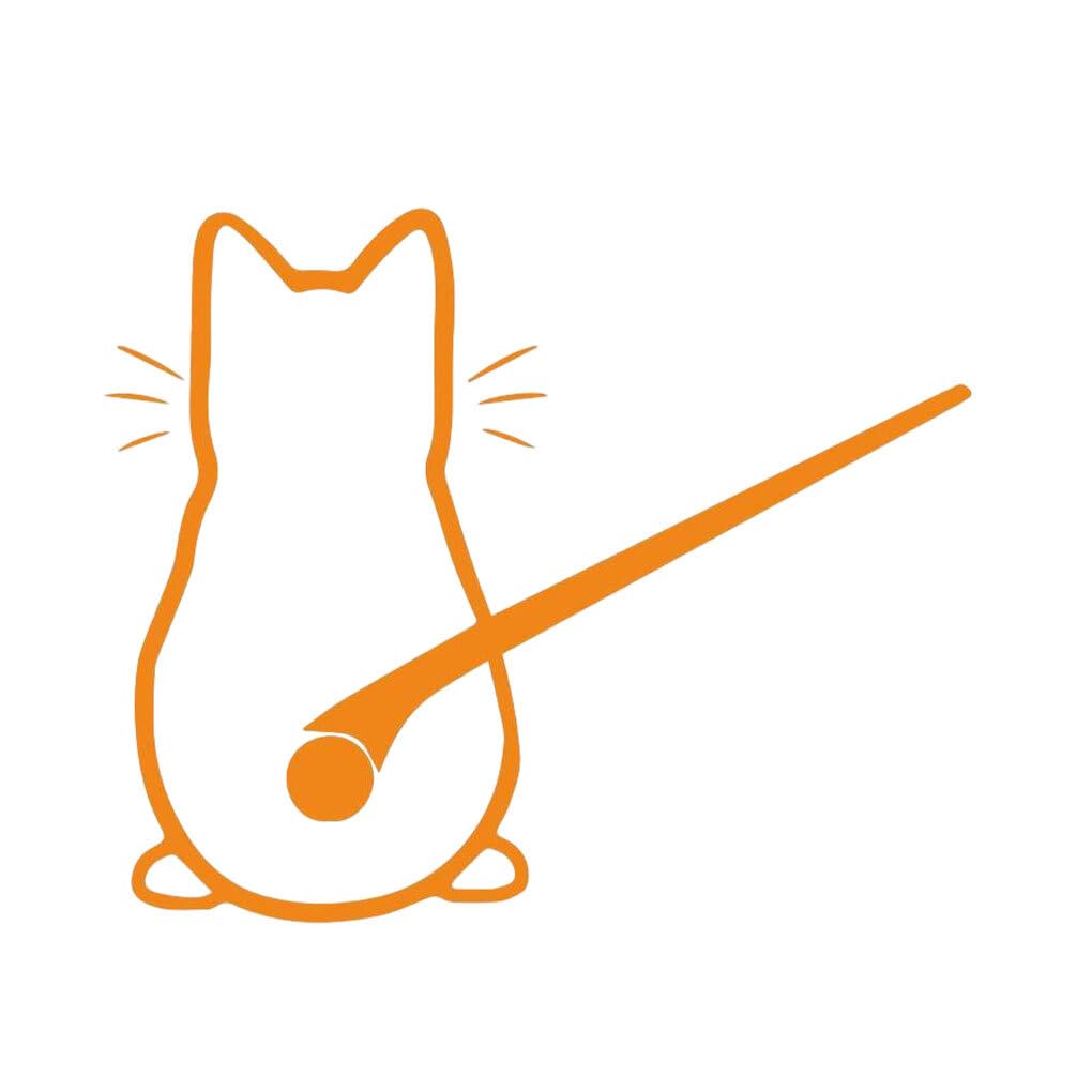 Adesivo tergicristallo gatto, adesivo in vinile tergicristallo gattino, adesivo tergicristallo posteriore coda scodinzolante gatto, adesivo lunotto posteriore gatto - Italia