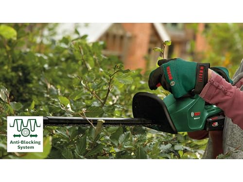 Akumulátorové nůžky na živý plot Bosch EasyHedgeCut 18-45 (1 baterie 2,0 Ah, 18V systém, délka čepele 45 cm, v krabici)