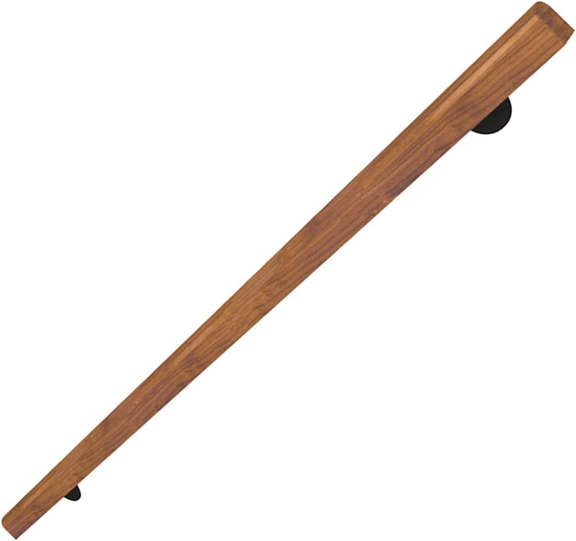 Topshop Non-Slip Wood Handrails for Indoor Stairs,Barrier-Free Staircase Grab Bar for Elderly, Anti Skid Pine Handrails