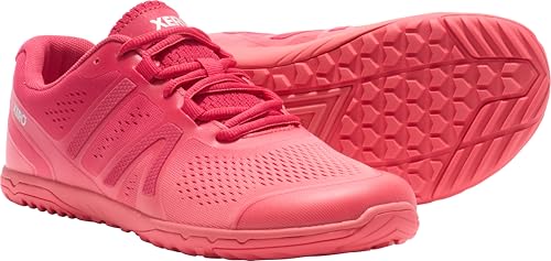 Xero Shoes Women's HFS II Barefoot Running Shoes, Raspberry/Sunset Coral Gradient, 8.5