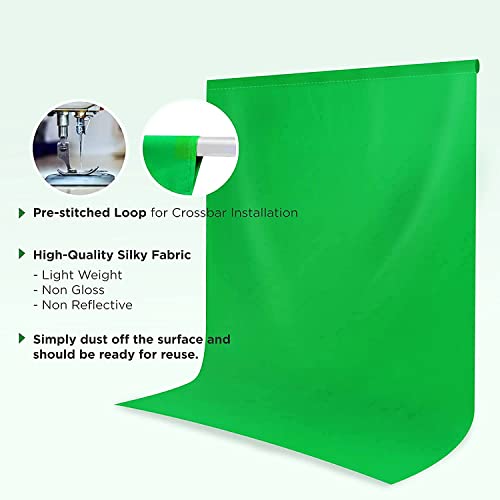 Hanumex-8-x12-Feet-Green-Screen-Green-Photography-Backdrop-Background-Green-Chromakey-Panel-for-Photo-Backdrop-Video-Studio-Muslin-Background-Screen-for-Photo-Video-Studio