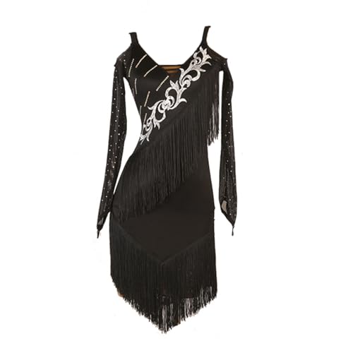 CHAGMEA Damen V-Ausschnitt Latein Tanzkleider...