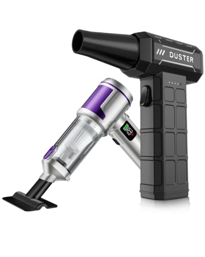 EOUMJE Car Vacuum Portable Cordless, Hand held Vacuum Cleaner & 22000 Pa High-Power Suction Vacuum for Home Car Cleaning (Black)